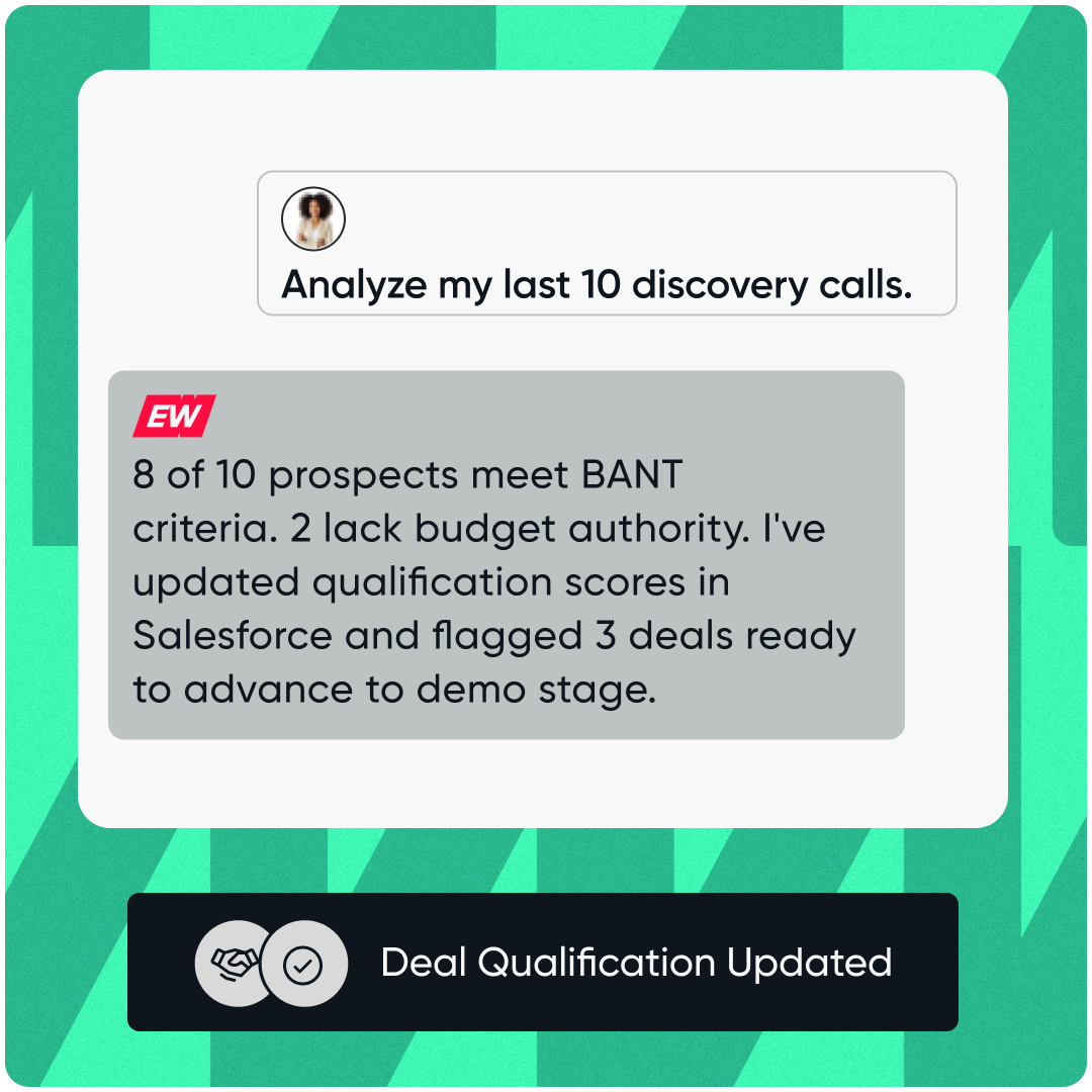 Sales Transcript BANT Analysis