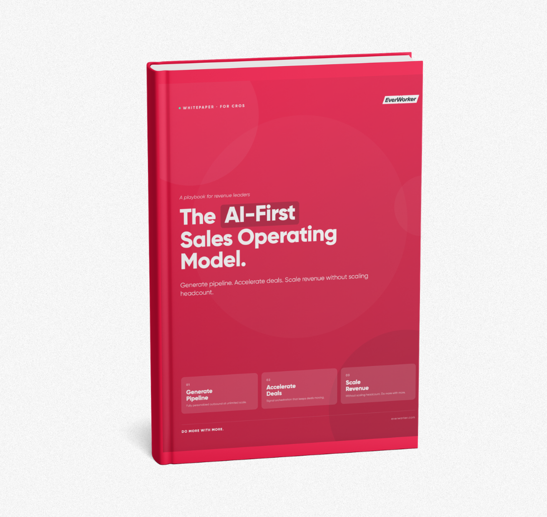 The AI-First Sales Operating Model